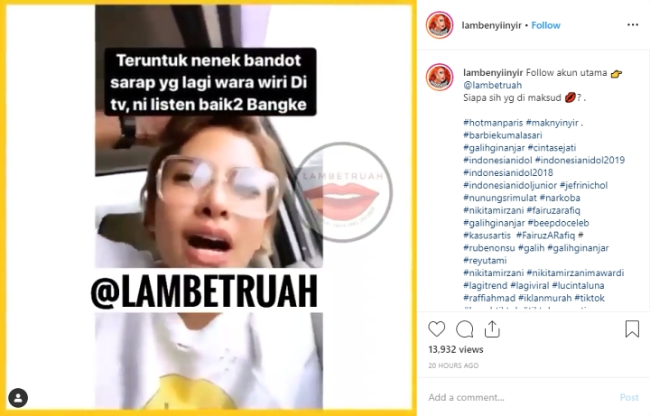 Nikita Mirzani Tersinggung Elza Syarief Sebut Orang Pintar Itu Ber-Title