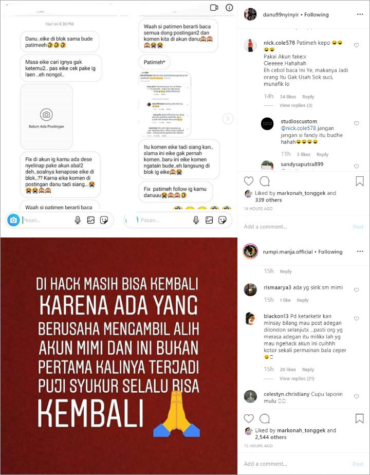 Syahrini Diduga Bajak Akun Gosip