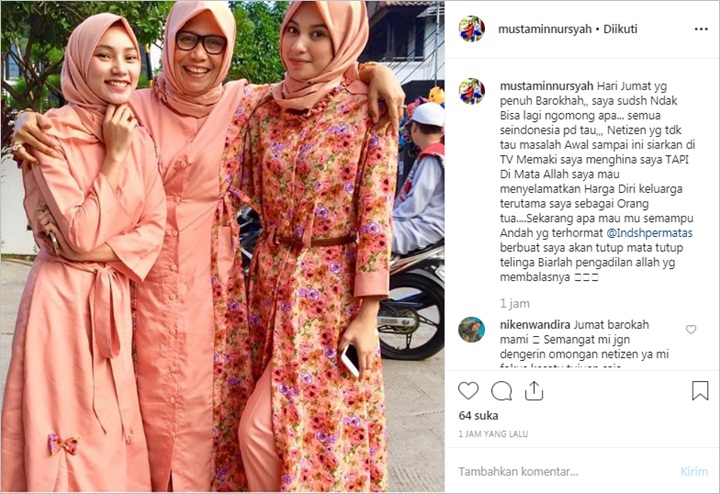 Curhat Isyaratkan Sudah Tak Peduli, Ibunda Sampai Panggil Indah Permatasari \'Yang Terhormat\'