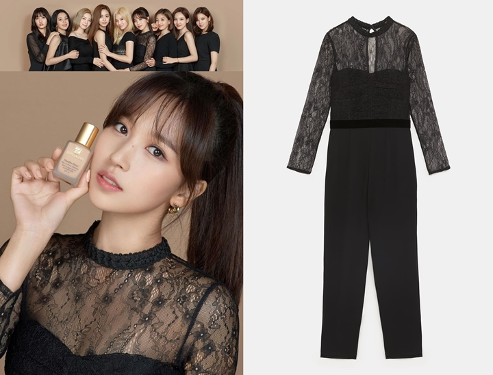 Jumpsuit Transparan Mina Twice Bikin Syok Ternyata Harganya Cuma Segini