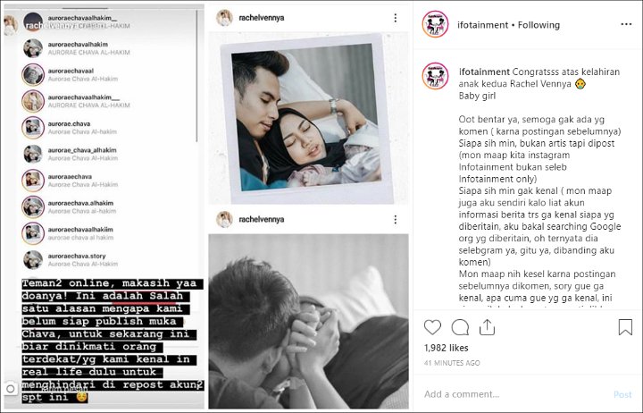 Alasan Rachel Vennya dan Suami Kompak Tak Menunjukkan Wajah Anak Keduanya