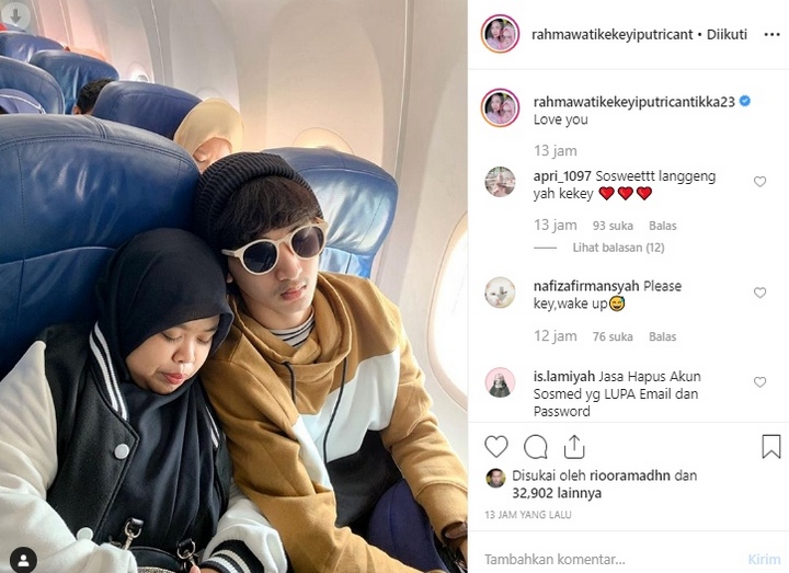 Kekeyi dan Rio Ramadhan Mabuk Asmara