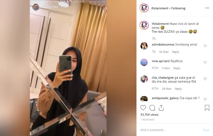 Ria Ricis Disebut Makin Sombong Saat Pamer Pakai Hp IPhone Series Terbaru