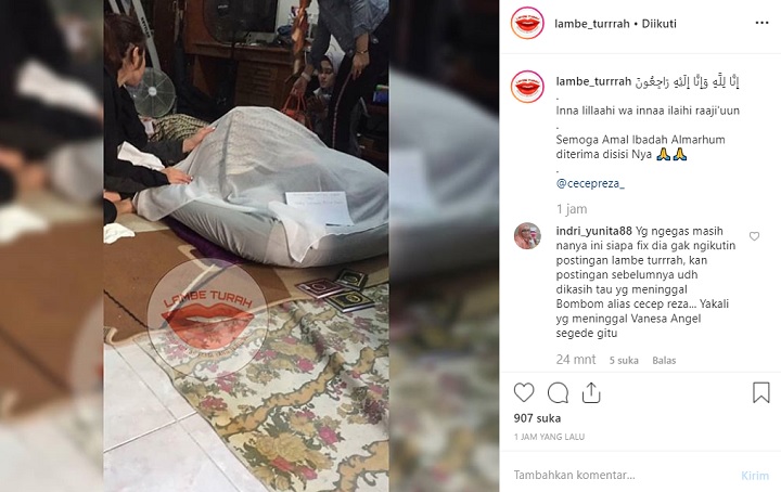 Foto Jenazah Cecep Reza