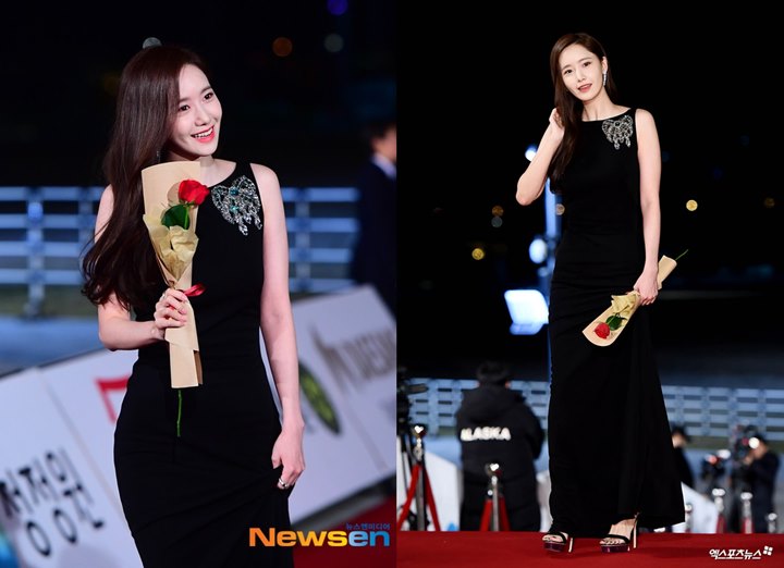 Blue Dragon Film Award 2019: Cantiknya Yoona dan Sooyoung SNSD Adu Gaun Hitam 1