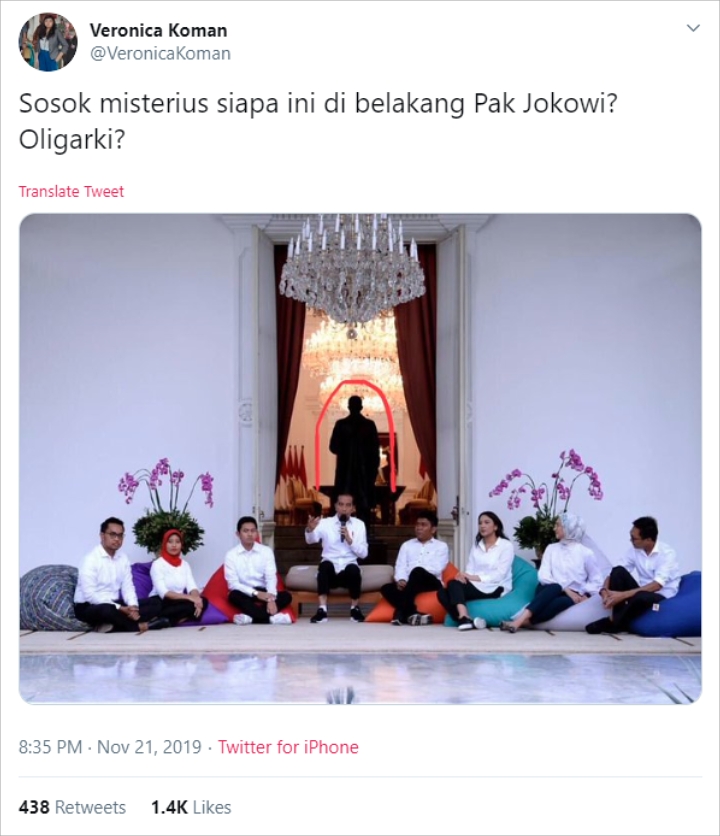 Veronica Koman Nyinyir Soal \'Sosok Misterius\' di Belakang Jokowi Tuai Reaksi Menohok