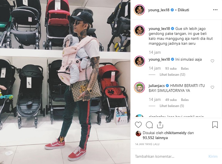 Young Lex Simulasi Punya Bayi