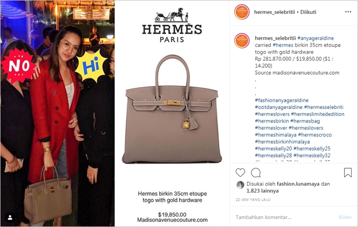 Anya Geraldine Pakai Tas Mewah Seharga Rp 280 Juta, Netter Perdebatkan Hal Ini