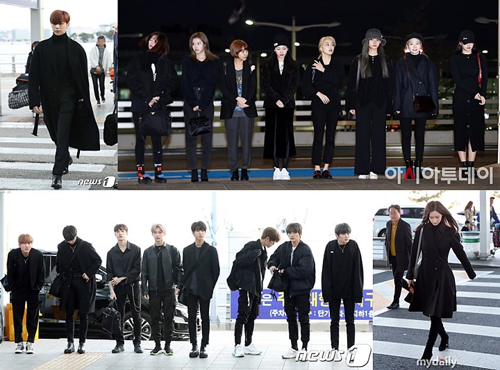 Berduka untuk Goo Hara, Gaya Busana Twice Hingga Kang Daniel di Bandara Tuai Simpati