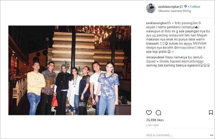 Zaskia dan Luna maya