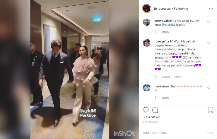 Reino Gandeng Syahrini