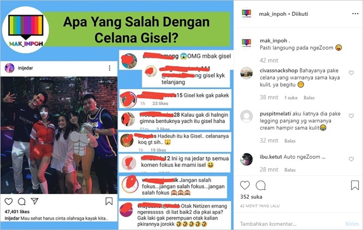 Celana Gisella Anastasia Bikin Salfok