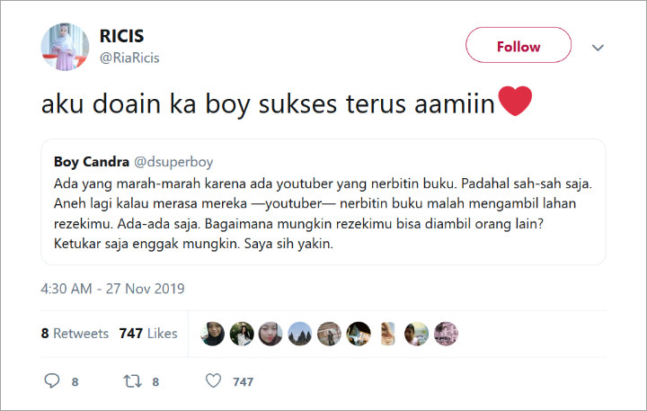 Pembelaan Boy Candra tentang Karya Terbaru Ria Ricis