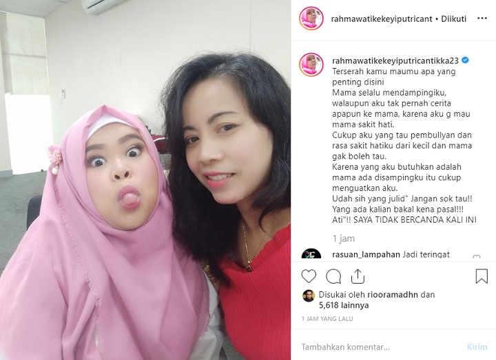Postingan Kekeyi dan Sang Mama