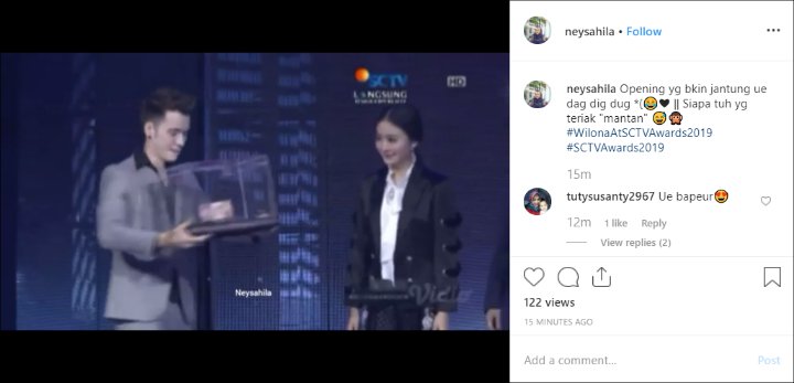 Natasha Wilona dan Stefan William Tampilkan Sulap di SCTV Awards 2019 Bikin Penonton Teriak Mantan