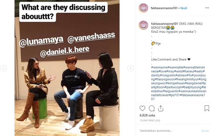 Luna Maya dan Vanesha Prescilla Bareng Kang Daniel