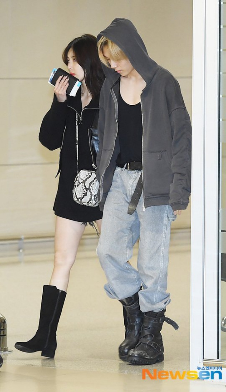 HyunA dan DAWN Bak Pasangan Bule di Bandara, Netizen Kini Berubah Pendapat