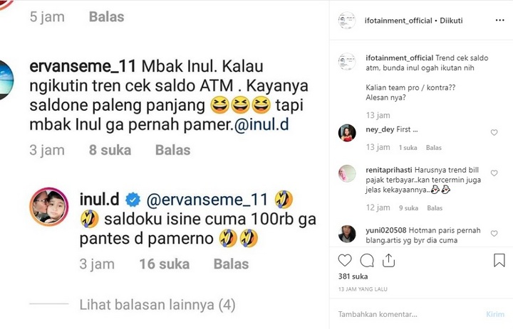 Biasa Tampil Serba Mewah, Inul Daratista Ogah Ikutan Tren Pamer Saldo ATM Gara-Gara Ini