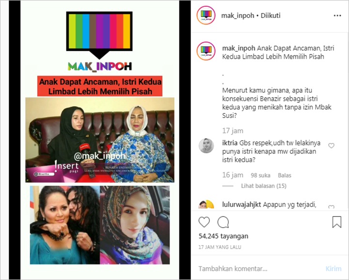 Istri Kedua Limbad Justru Tuai Reaksi Tak Terduga Usai Curhat Soal Anak dan Ancaman Istri Pertama