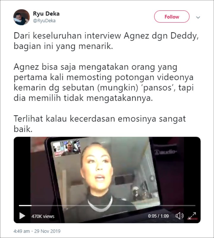 Cuitan Soal Agnez Mo