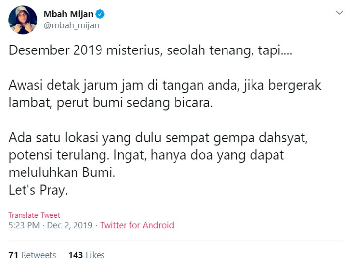 Ramalan Mbah Mijan