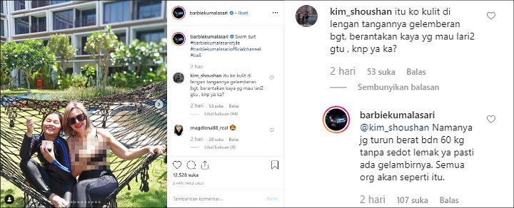 Barbie Kumalasari Jawabi Netizen