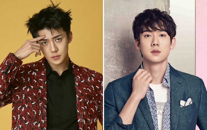 Sehun EXO Foto Bareng Yoo Yeon Seok, Penampakan di Kaca Curi Fokus Diduga Sosok Ini