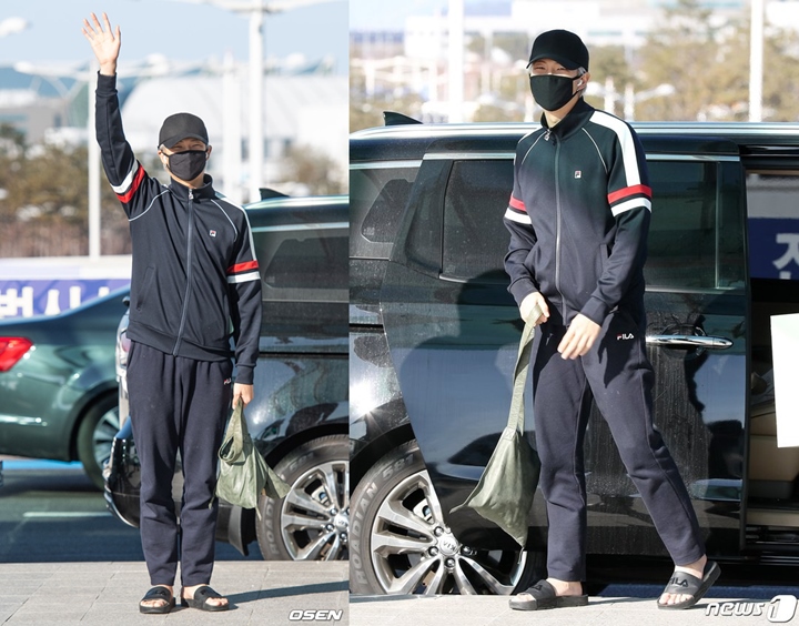 Dandanan Kelewat Santuy RM BTS di Bandara Jadi Bahan Gosip Netizen