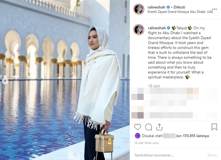 Raline Shah Pakai Hijab