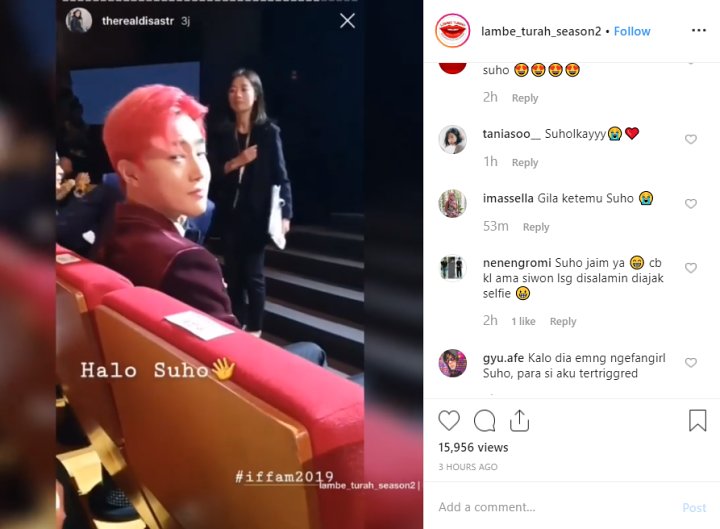 Dian Sastro Satu Acara Dengan Suho EXO, Dapat Sapaan Hingga Senyuman Bikin Fans K-Pop Iri