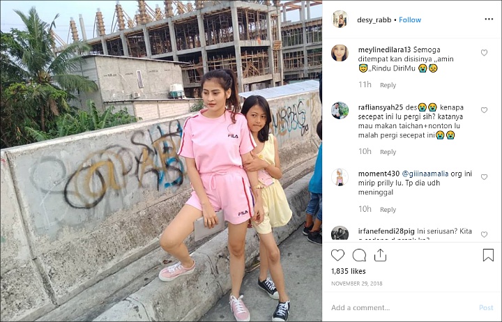 Wajah Mirip Prilly Latuconsina, Postingan Selebgram Desy Nurhakiki Sebelum Meninggal Banjir Doa