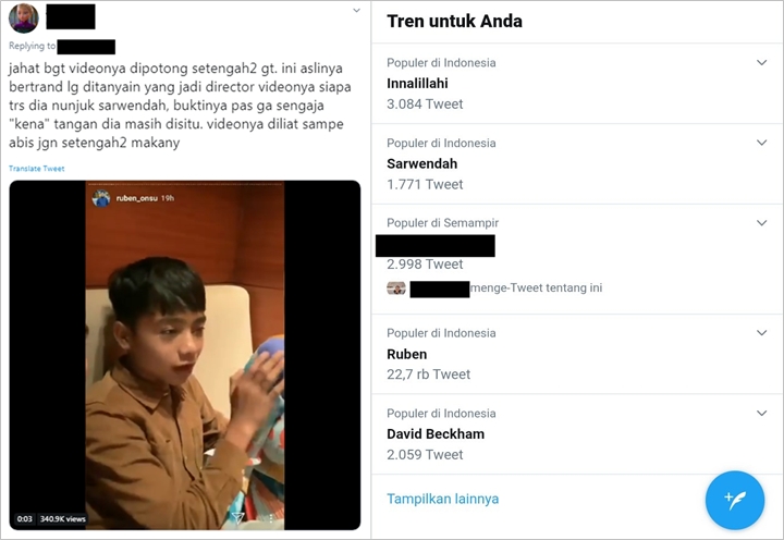 Begini Reaksi Ruben Onsu Usai Kedekatan Sarwendah dan Betrand Kembali Jadi Bahan Gosip