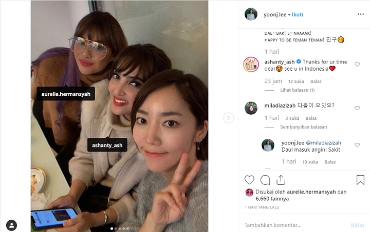 Komentar Lee Yoon Jin