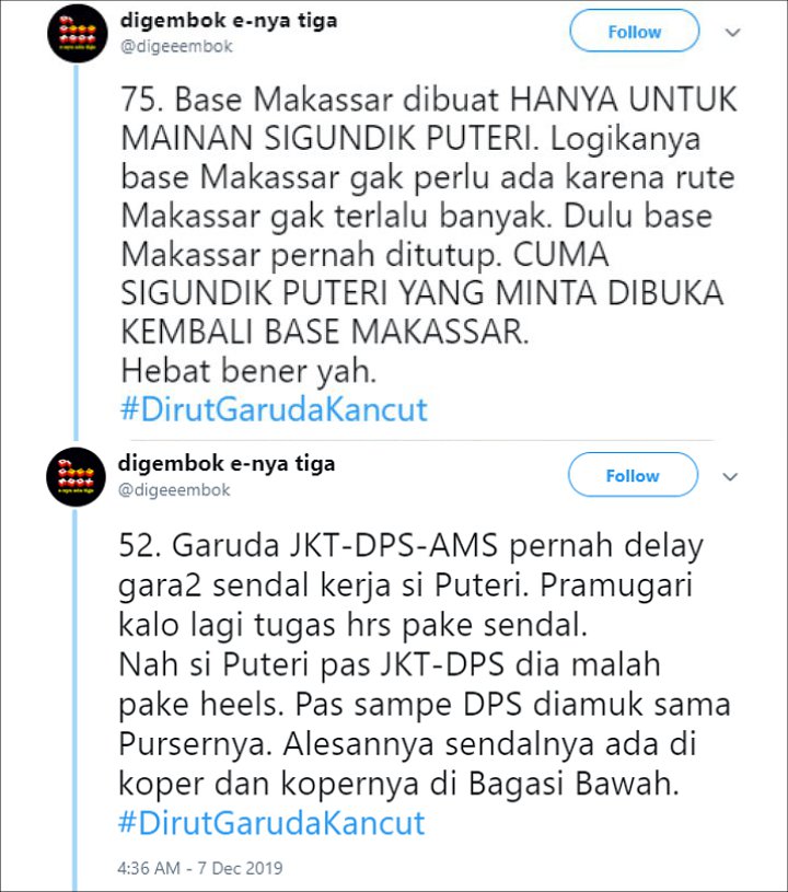 Isu Puteri Gundik Garuda
