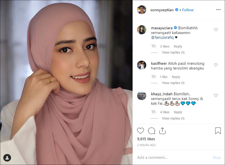 Sonny Septian Minta Doa Jelang Sidang Perdana Kasus ‘Ikan Asin’