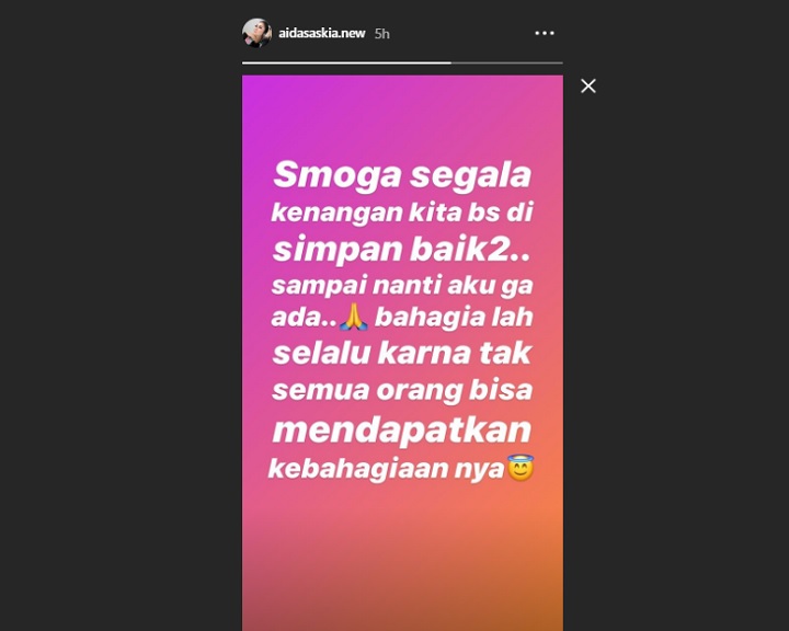 InstaStory Aida Saskia