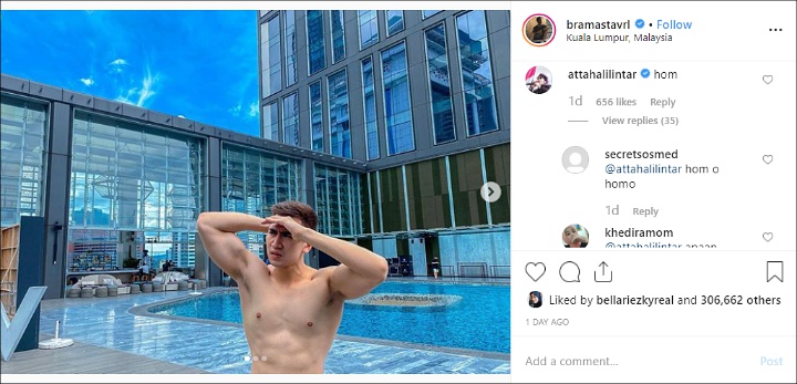 Verrell Bramasta Pamer Badan Berotot, Atta Halilintar Beri Komentar Singkat Tanda Iri?