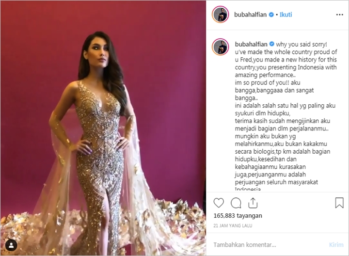 Miss Universe 2019: Frederika Alexis Cull Ternyata Merasa Bersalah Gara-Gara Gagal di Top 10?