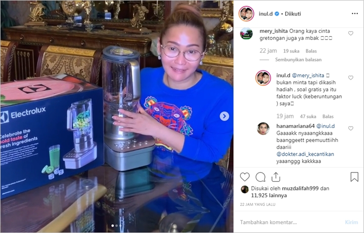Reaksi Inul Daratista Saat Disinggung Suka Terima Barang Gratisan Meski Kaya Raya