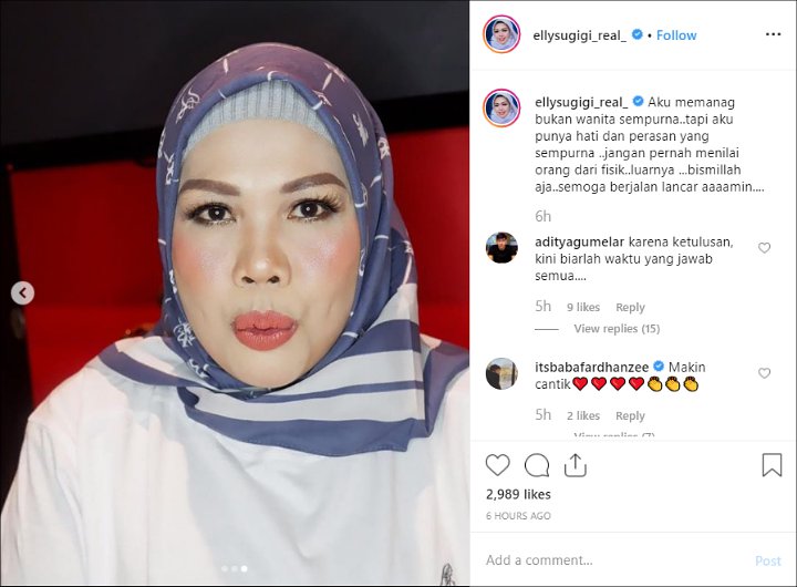Pacar Berondong Ely Sugigi Beri Kode Cinta Setulus Hati, Bakal Nikah Tahun 2020?
