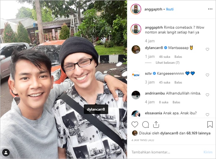 Dylan Carr Sudah Kembali Syuting Pasca Kecelalakaan Mobil