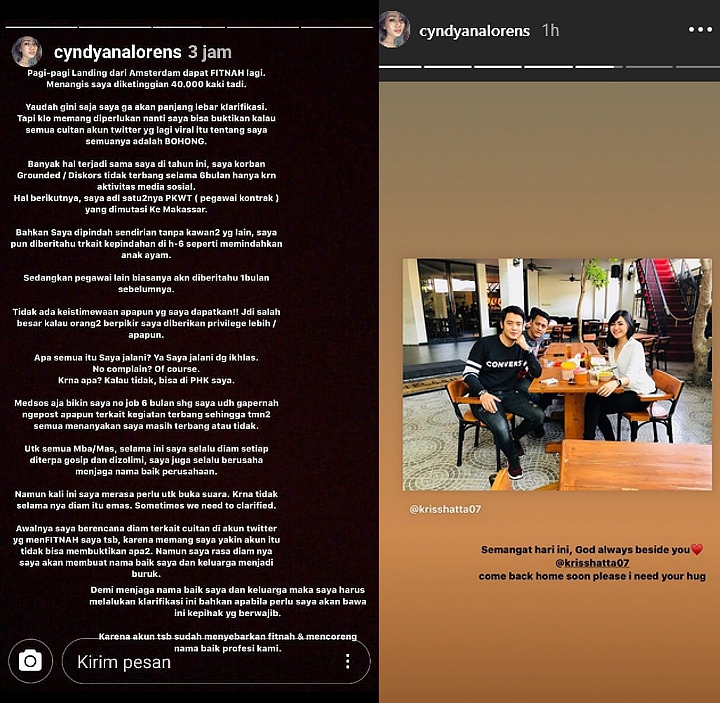 Curhatan Cyndyana Lorens Bantah Jadi Selir