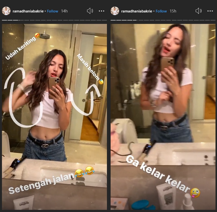 Nia Ramadhani Tetap Tampil Seksi Saat Setrika Baju Jalankan Tugas Ibu Rumah Tangga