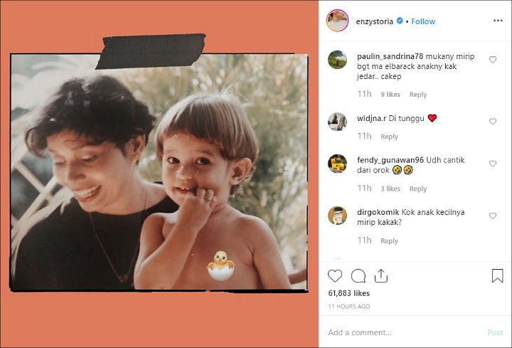 Potret Masa Kecil Enzy Storia Disebut Mirip Dengan Putra Jessica Iskandar