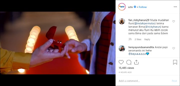 Ricky Harun Bakal Lamar Indah Permatasari di Miniseri ‘Guru Rock n Love’