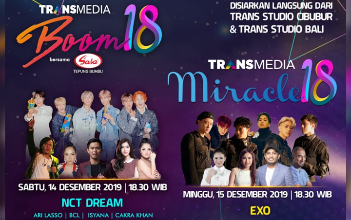 Digelar 2 Hari 2 Malam, Trans TV Hadirkan EXO dan NCT Dream Di Acara HUT Ke-18 