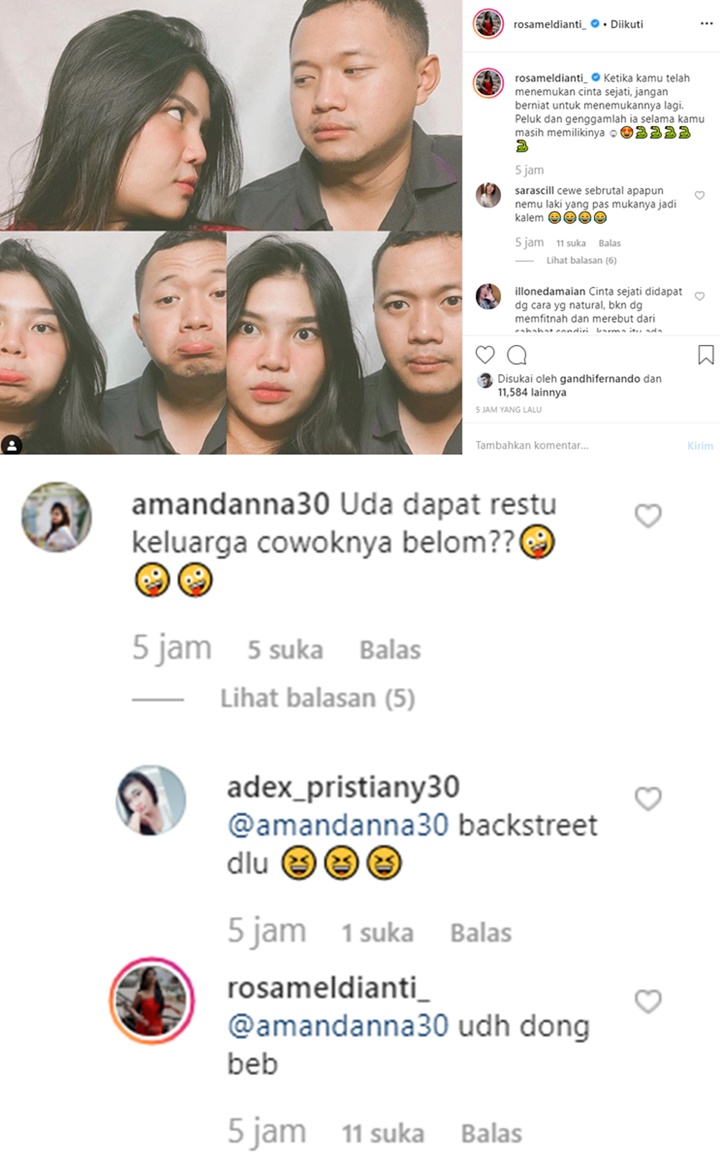 Jawaban Meldi Soal Restu Orangtua Inggil