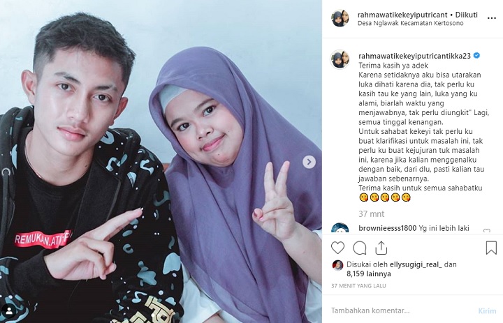Rahmawati Kekeyi dan Adik