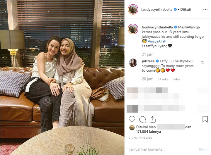 Laudya Cynthia Bella dan julie Estelle Pamer Eskpresi Semringah Saat Bertemu