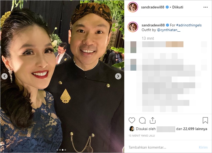 Sandra Dewi dan Hervey moeis